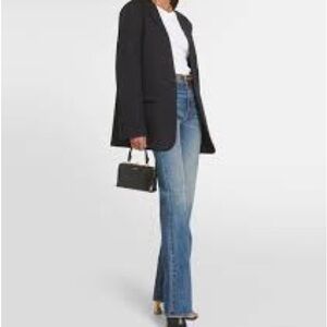 Nili Lotan Collarless Wool Blazer